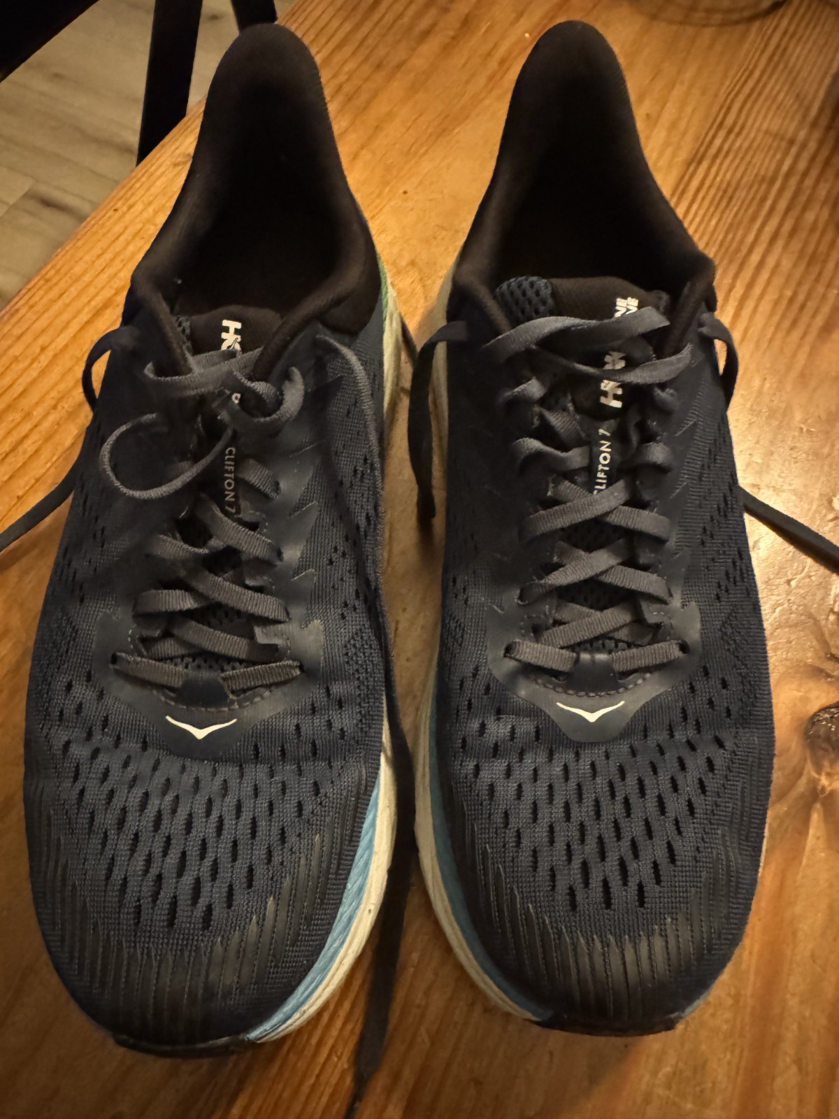 Hoka one one clifton7 - Moonlit Ocean Anthracite Mens tennis shoes 10.5 Hoka one one clifton7 - Moonlit Ocean Anthracite Mens tennis shoes 10.5