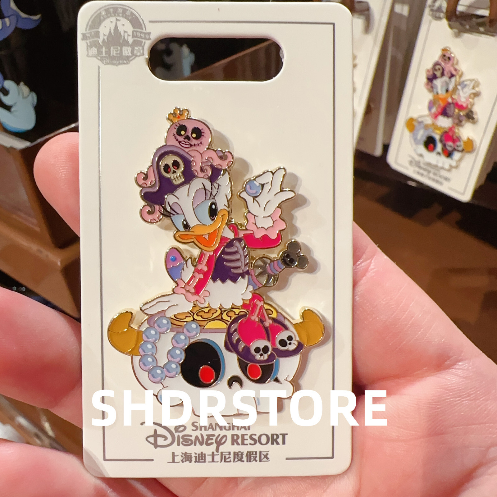 Disney pin authentic 2025 Daisy duck pirates shanghai disneyland