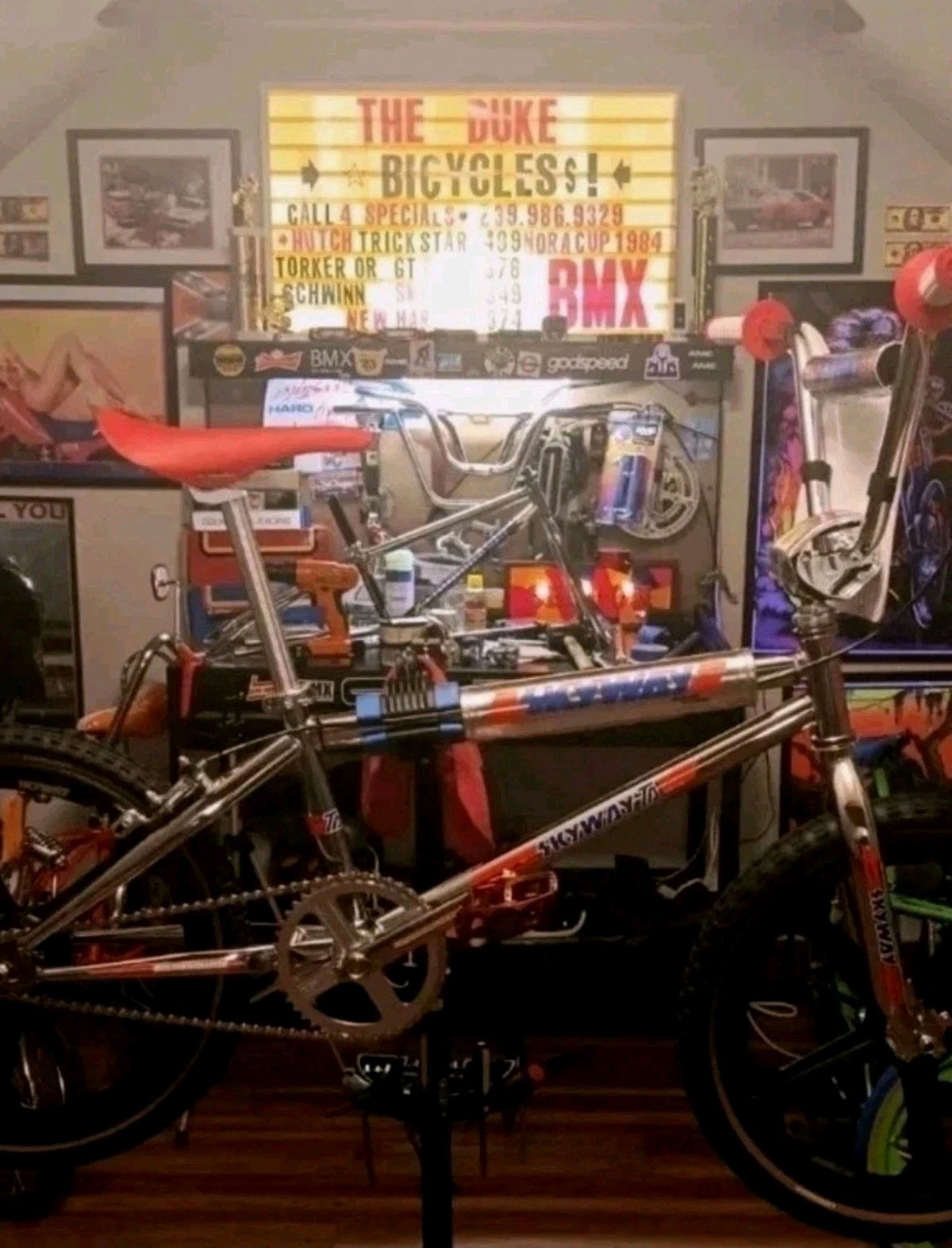 SKYWAY TA 1983 CHERI ELLIOTT TRIBUTE BMX BIKE USA