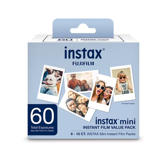 Fujifilm Instax Mini Instant Film, 60 Exposures Fujifilm Instax Mini Instant Film, 60 Exposures