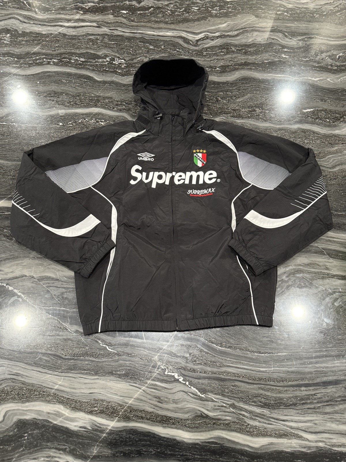 Supreme X Umbro Track Jacket Black Size L