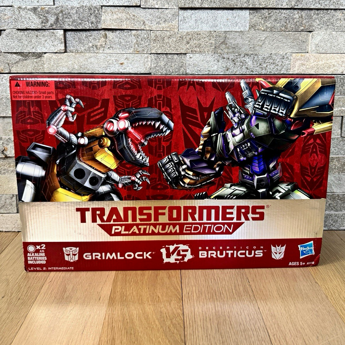 Transformers Platinum Grimlock vs Bruticus #04 of 30 Thrilling 30 2013 Sealed Transformers Platinum Grimlock vs Bruticus #04 of 30 Thrilling 30 2013 Sealed