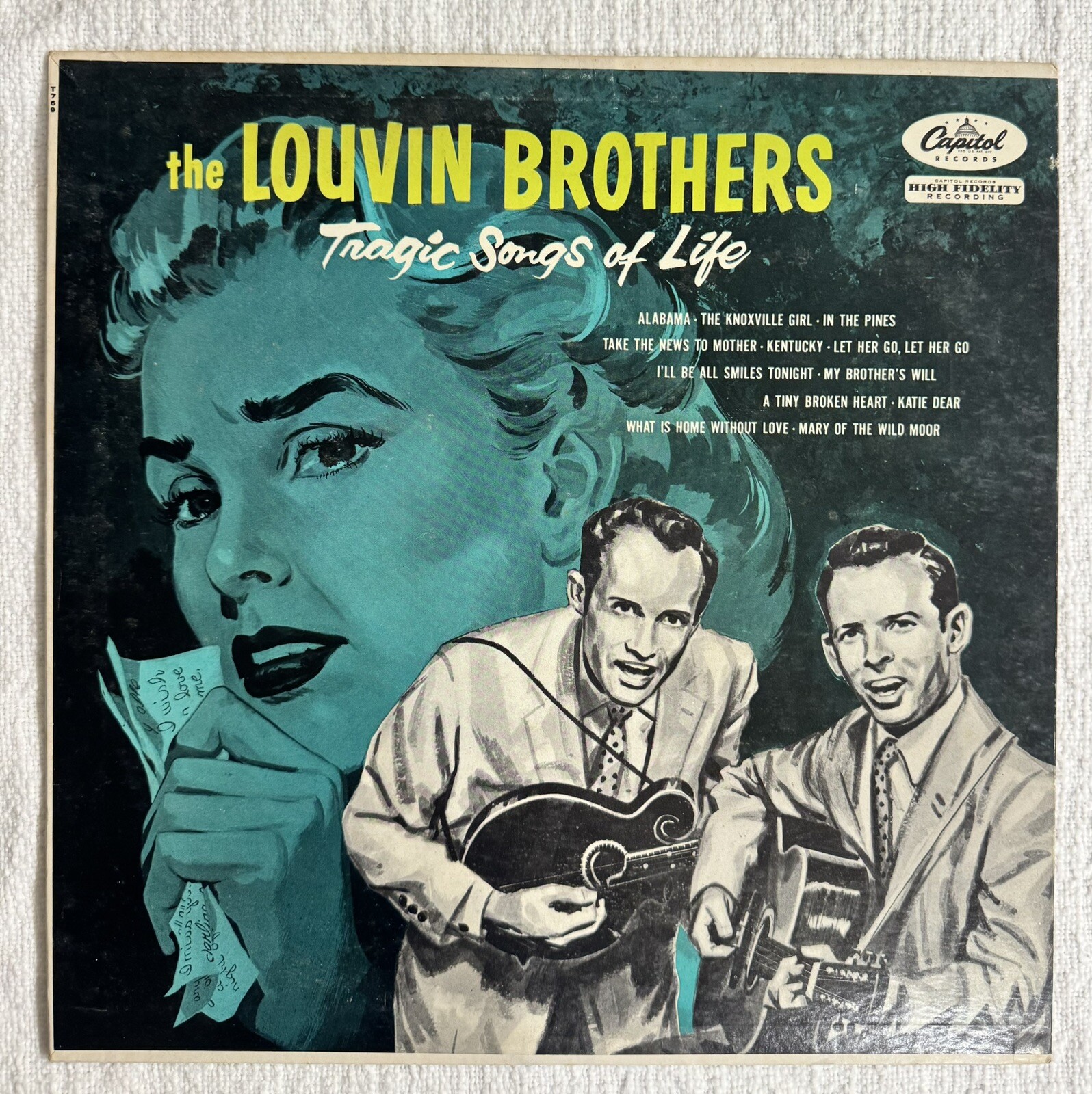 RARE/Vintage “louvin brothers”tragic songs Of Life Vinyl Record 1st Pressing RARE/Vintage “louvin brothers”tragic songs Of Life Vinyl Record 1st Pressing