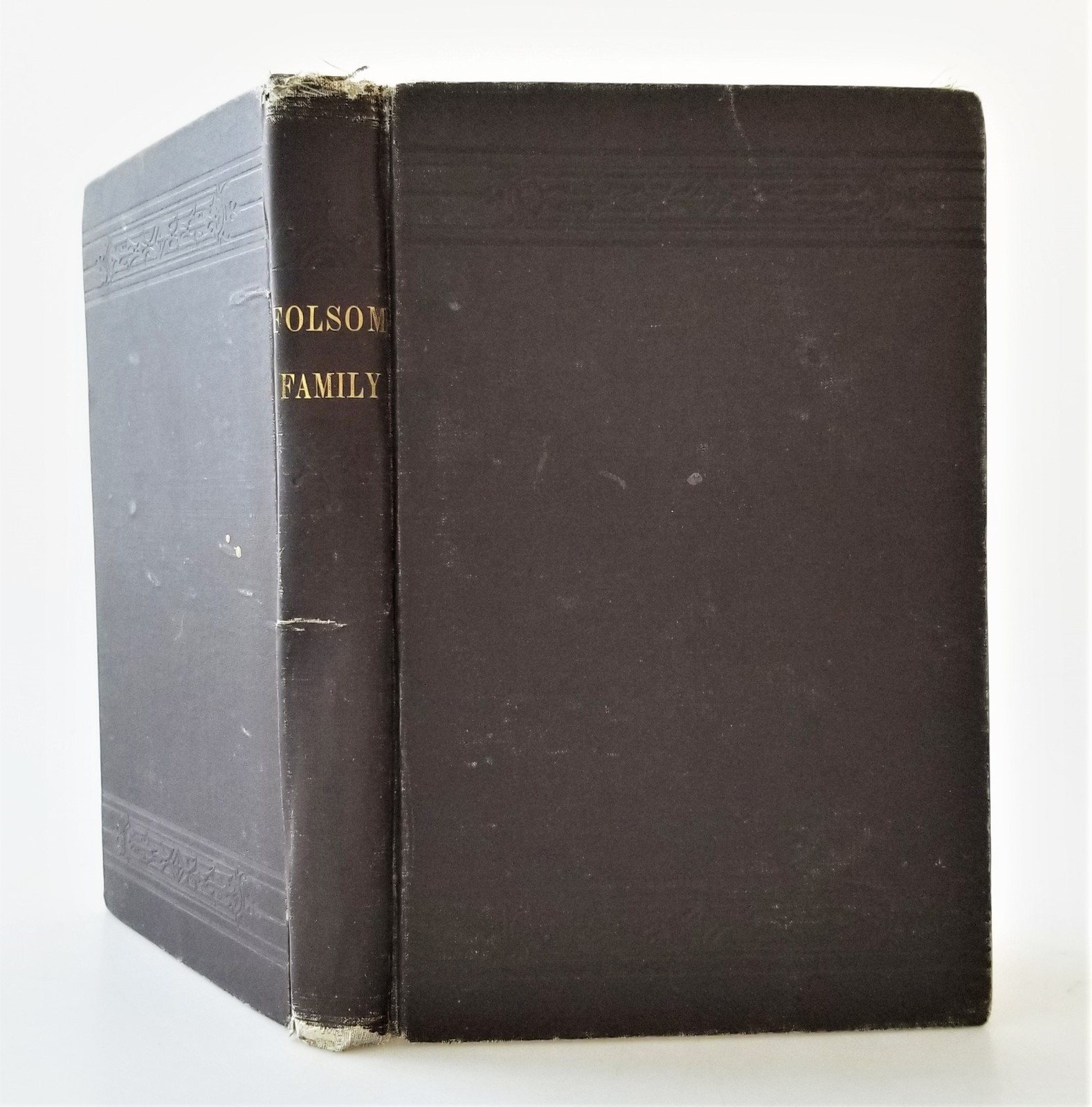 1882 antique John FOLSOM family GENEALOGY 1650-1882 sailor prisoner grocer &more
