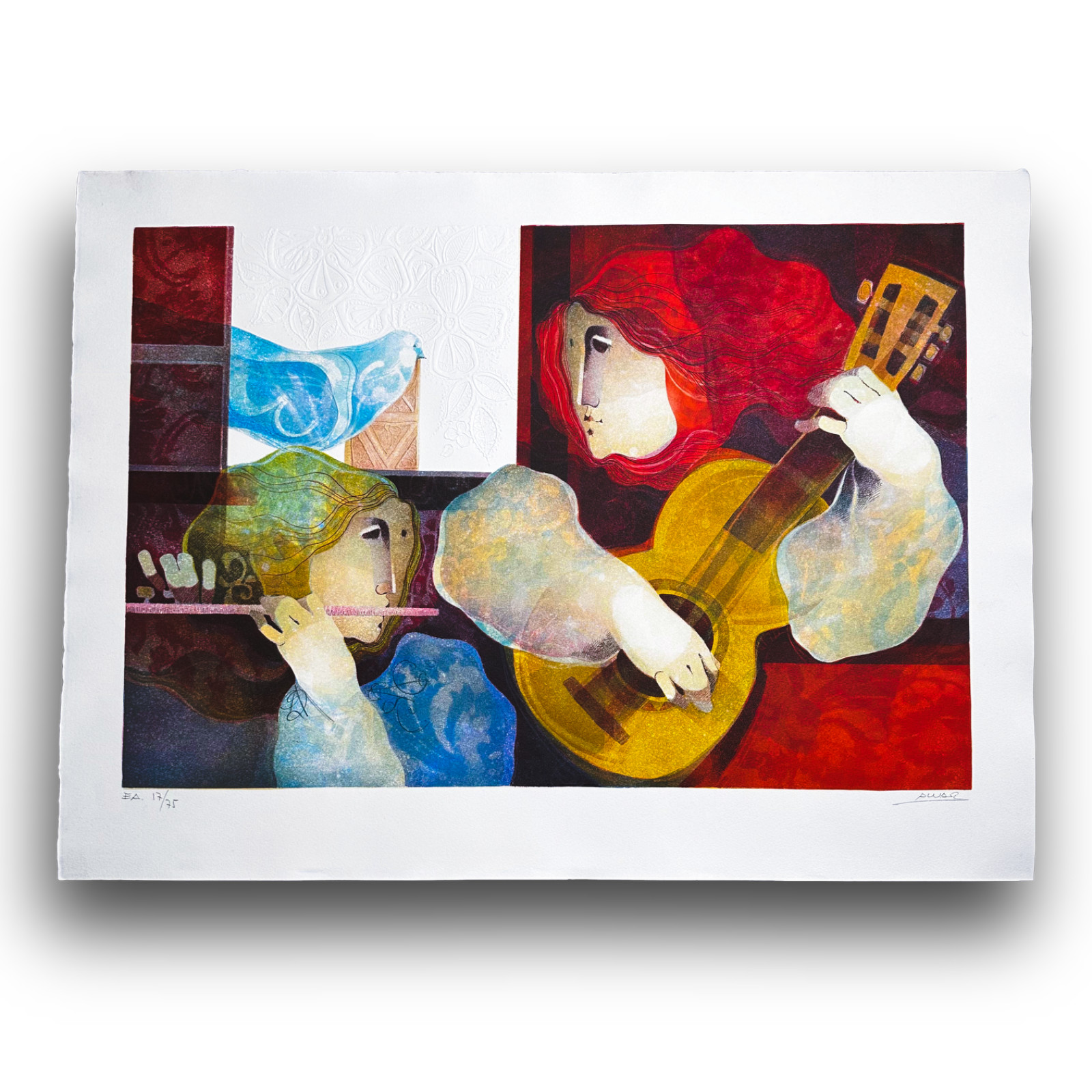 Alvar Sunol Signed Artist Proof Lithograph \