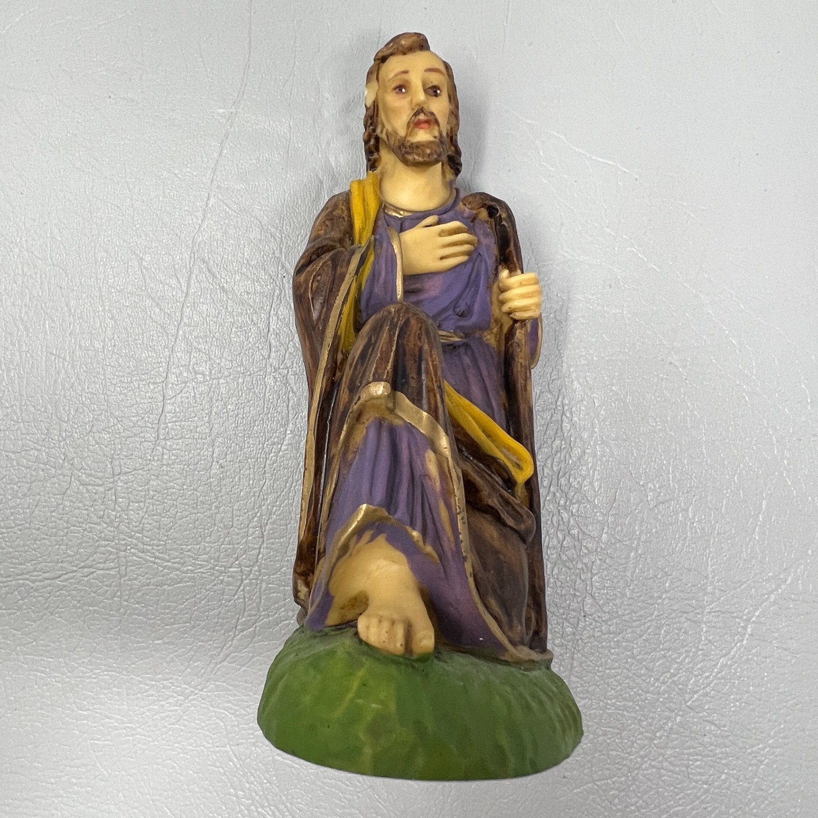 Vintage Joseph Figurine Nativity Creche Hand Painted in Italy 7 in