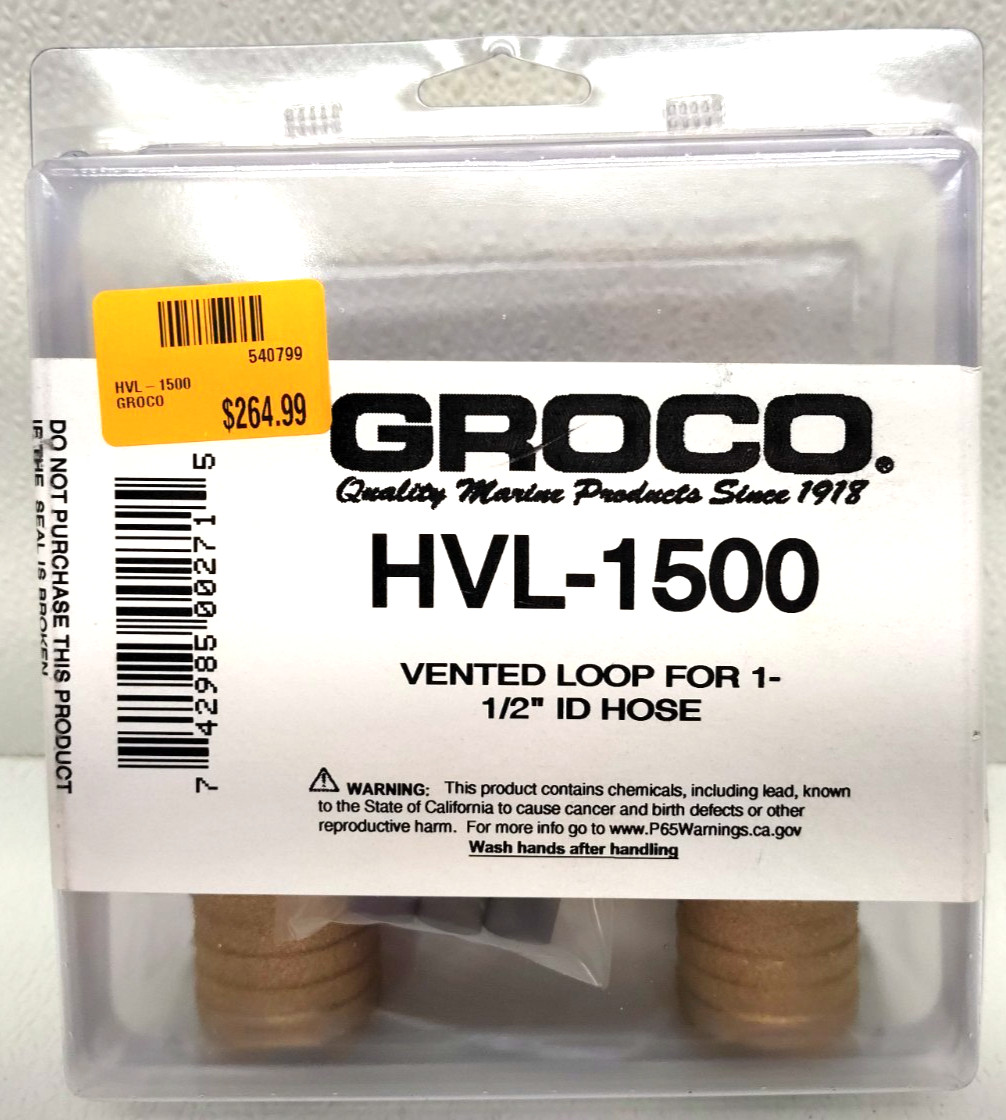 GROCO Bronze Vented Loop - 1-1/2\