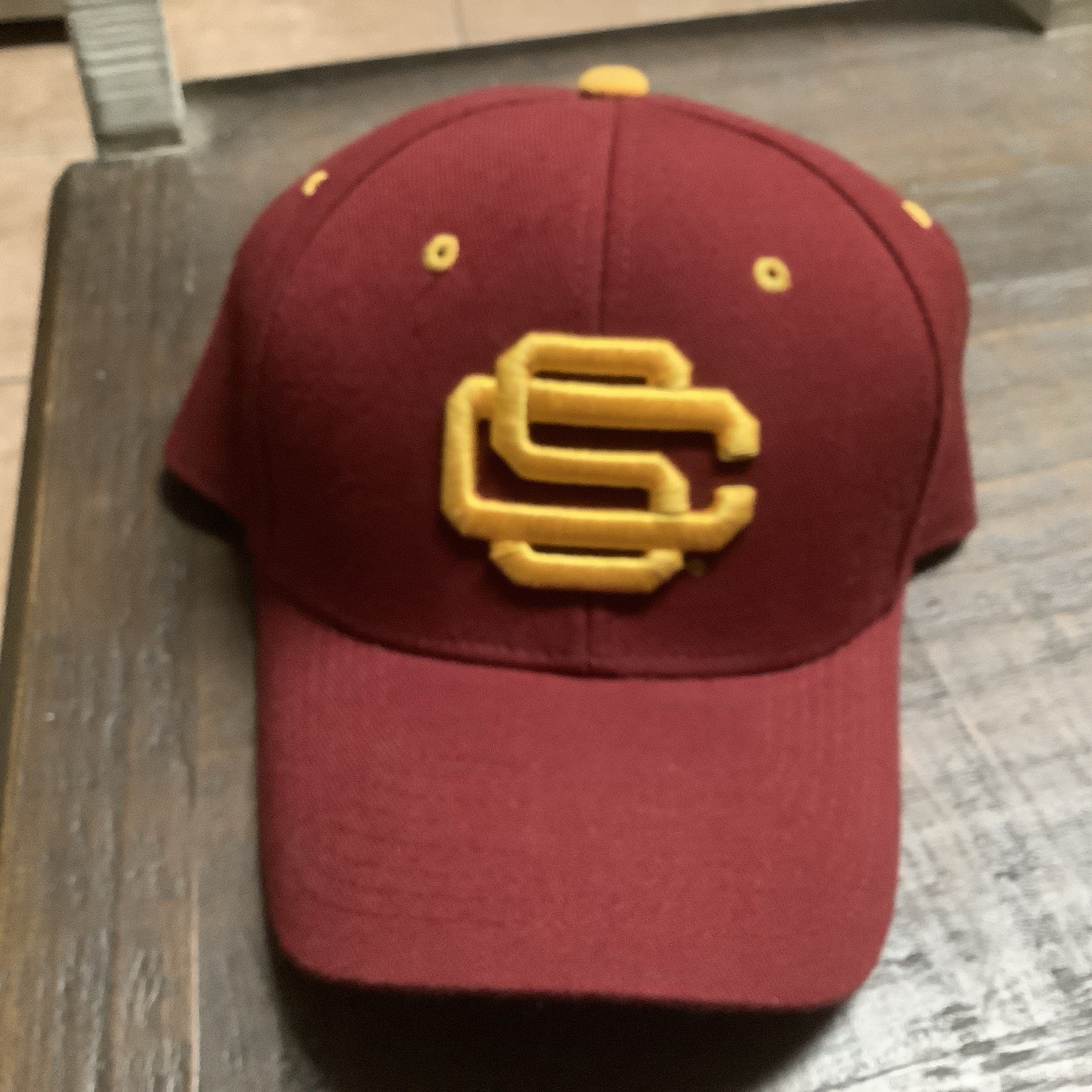 Vintage ZEPHYR THE Z HAT USC Trojans Baseball Cap 7 1/2 Fitted Hat NWT