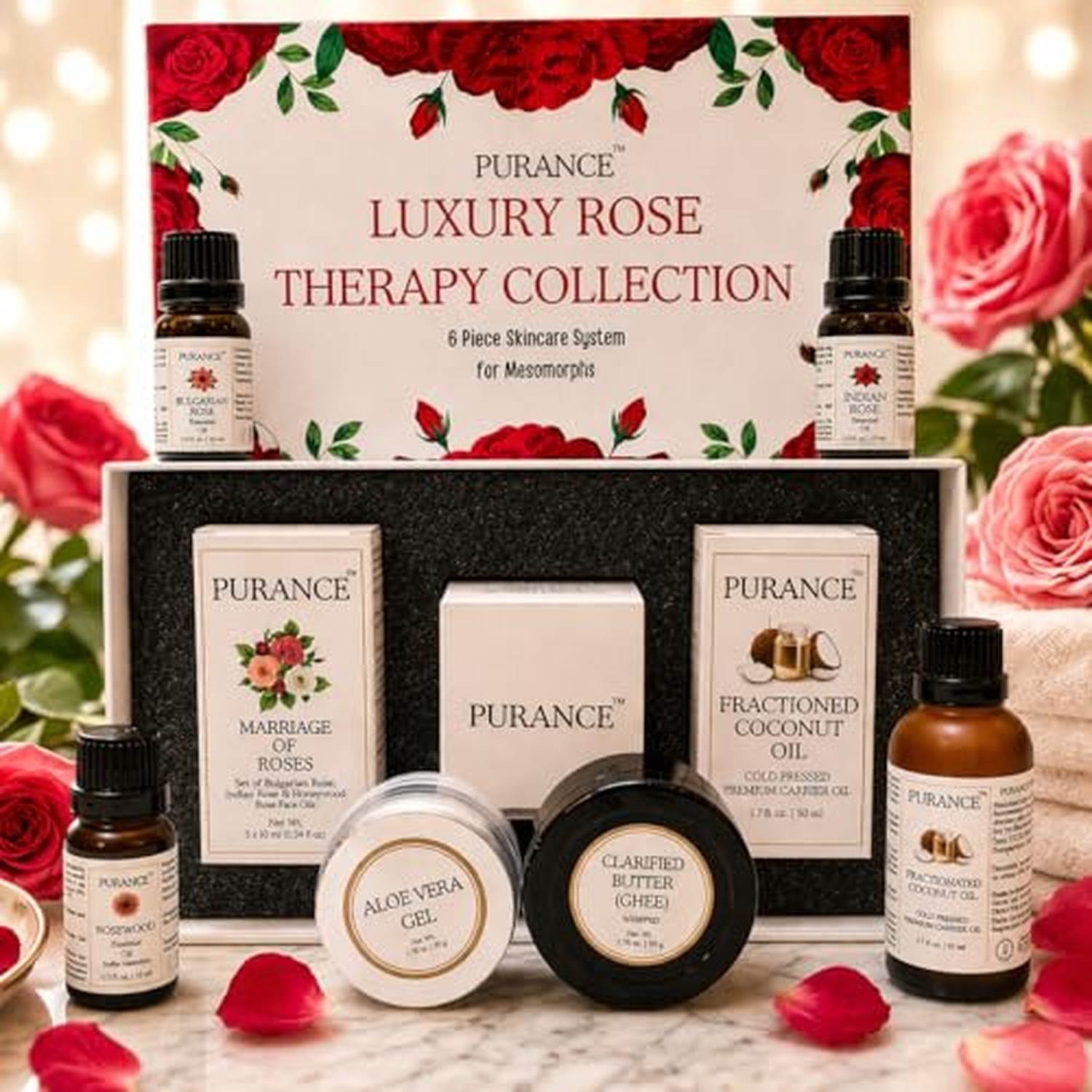 Luxury Rose Therapy Collection, 15ml Each 0.5 Fl Oz (Pack of 1) Luxury Rose Therapy Collection, 15ml Each 0.5 Fl Oz (Pack of 1)