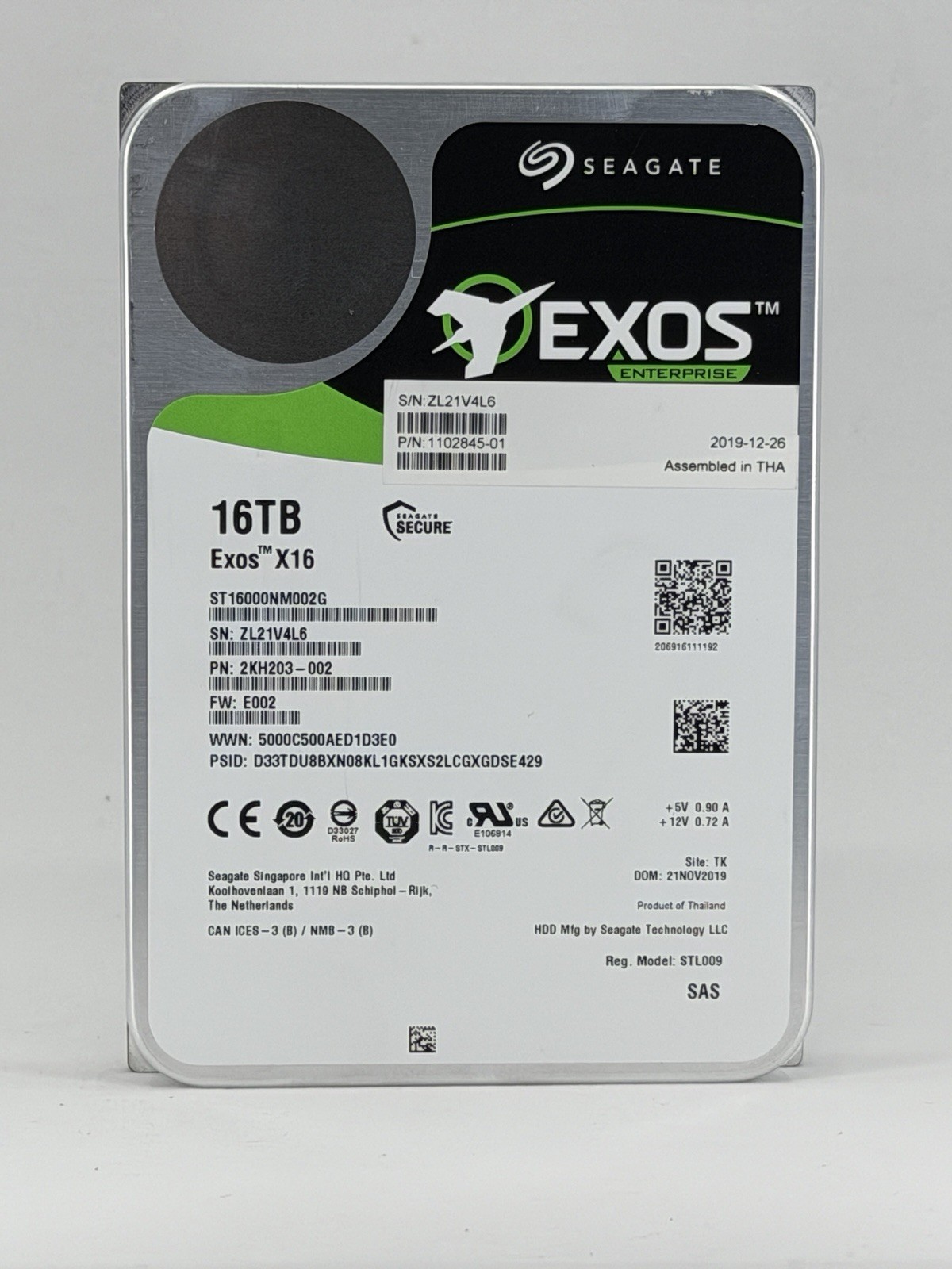 Seagate Exos X16 16TB 3.5