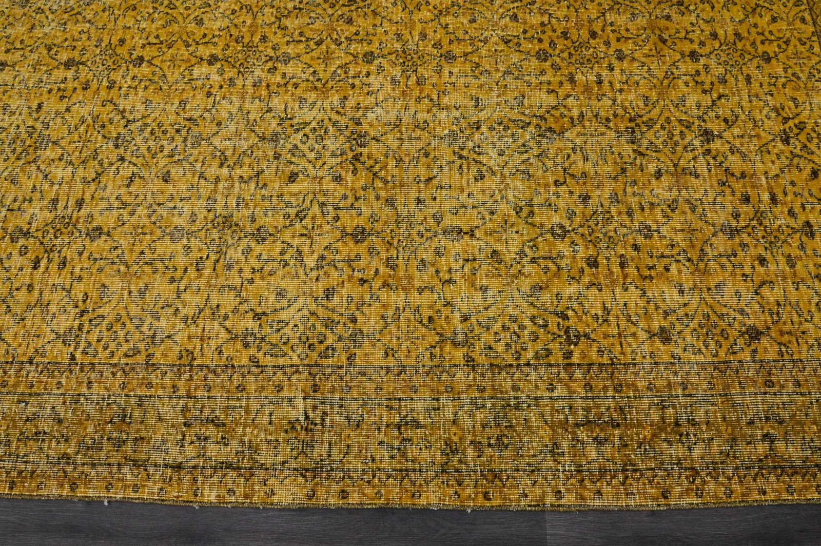 Oushak 5x8,Turkish Rug,vintage,anatolian,YELLOW,kilim,Bohemian,handmade,wool