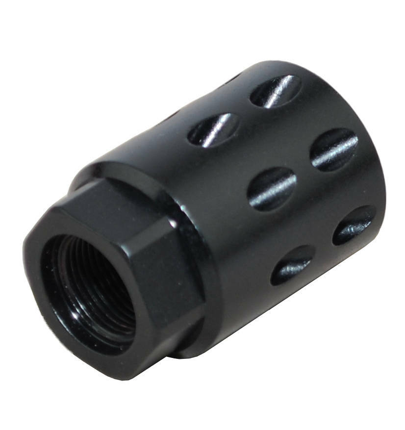 Colored Aluminum Short Muzzle Brake 1/2\