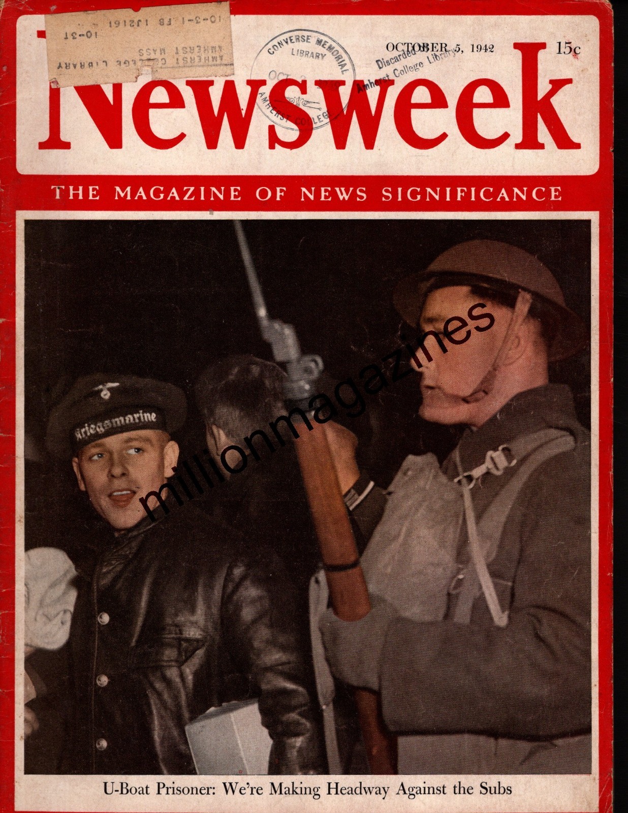 1942 Newsweek October 5 - We are still losing this war; Crackdown on Magazines