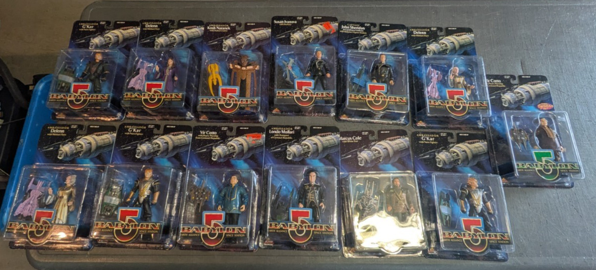 Brand New In Box Babylon 5 Lot of 13 Figures 6-inch 1997 Exclusive Premiere Brand New In Box Babylon 5 Lot of 13 Figures 6-inch 1997 Exclusive Premiere