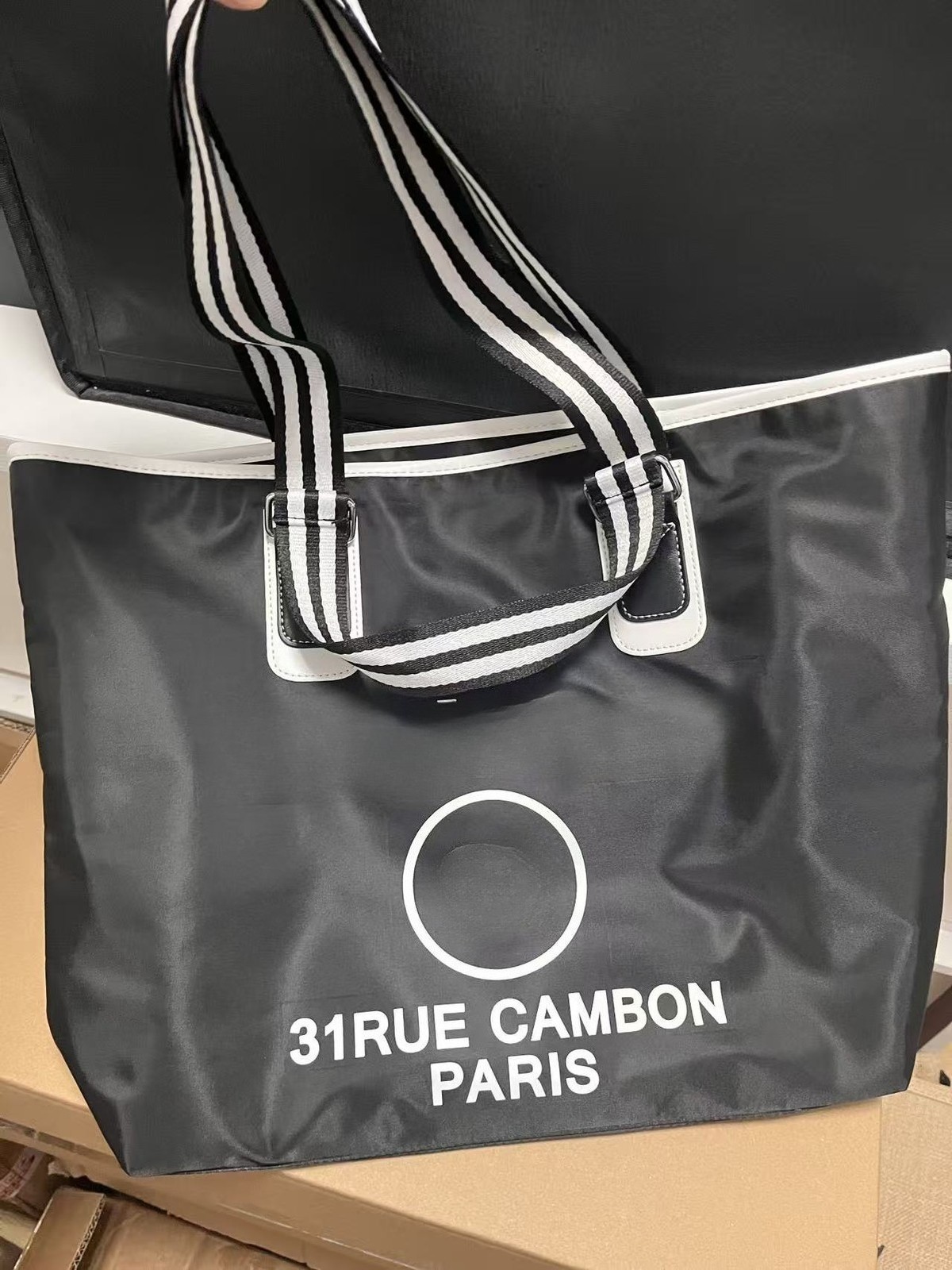 2026 Black Tote Bag Storage Bag Gift