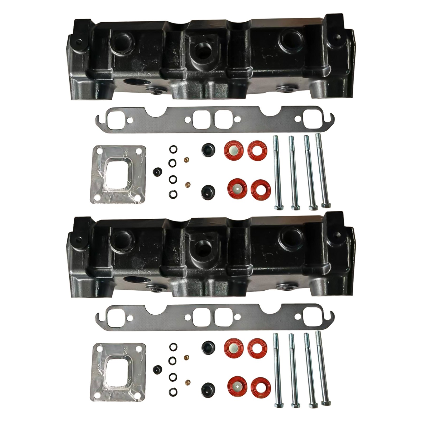 2X Marine Dry Joint Manifold for Mercruiser GM 5.0/5.7L 350 305 377 383 02- New