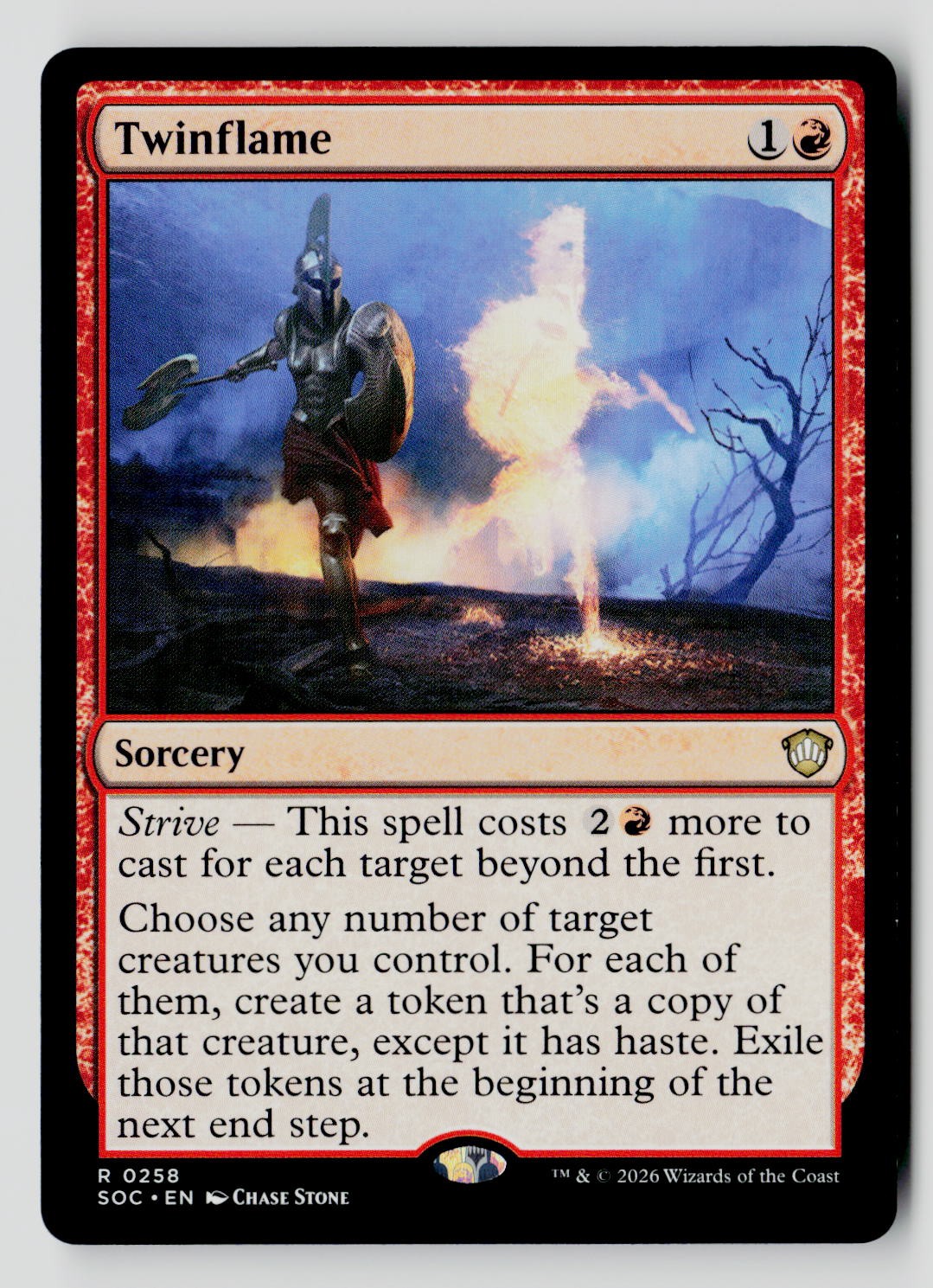 Twinflame 258 R MTG SOC NM