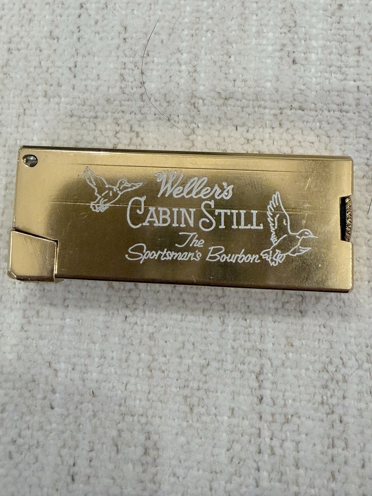 Vintage Weller’s Cabin Still Penguin Cygnus Ribbed Lighter – 1950s Japan Working