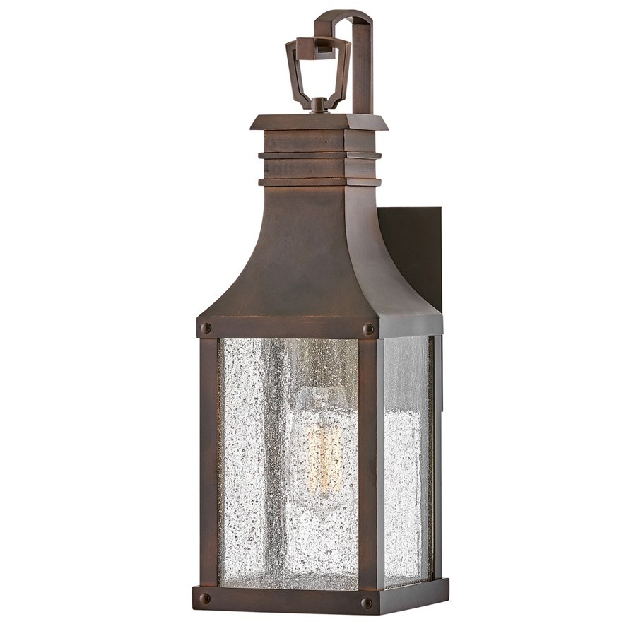 Hinkley Beacon Hill 7in 1-Light Outdoor Sconce Blackened
