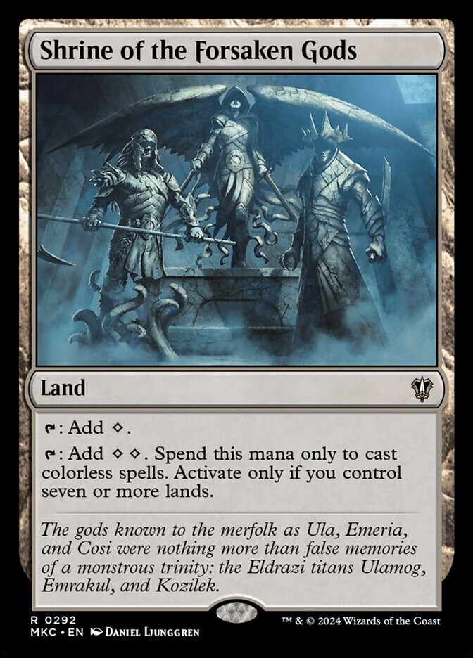 Shrine of the Forsaken Gods 0292 Non Foil Rare Murders at Karlov Manor MTG NM