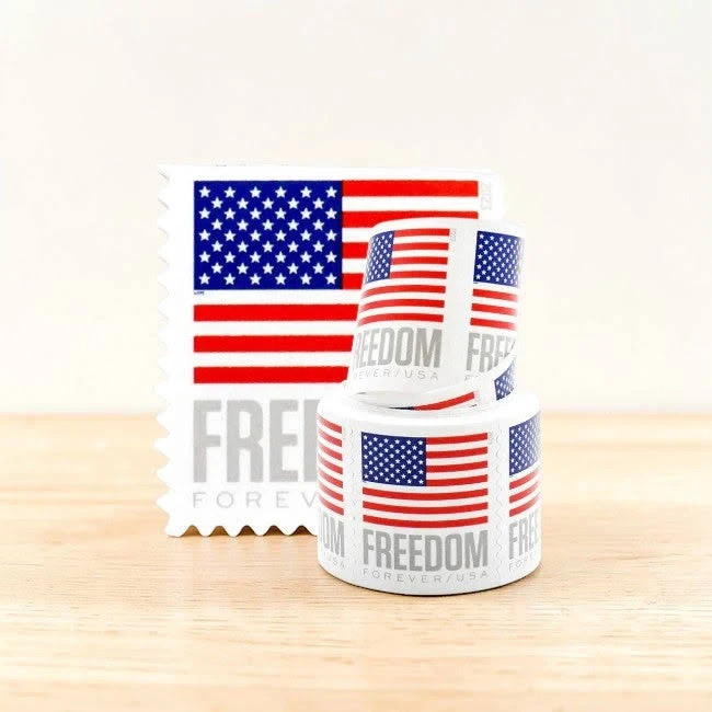 A Roll Of 100 PCS 2023 U.S. Flag First Class US Postage Stamps A Roll Of 100 PCS 2023 U.S. Flag First Class US Postage Stamps
