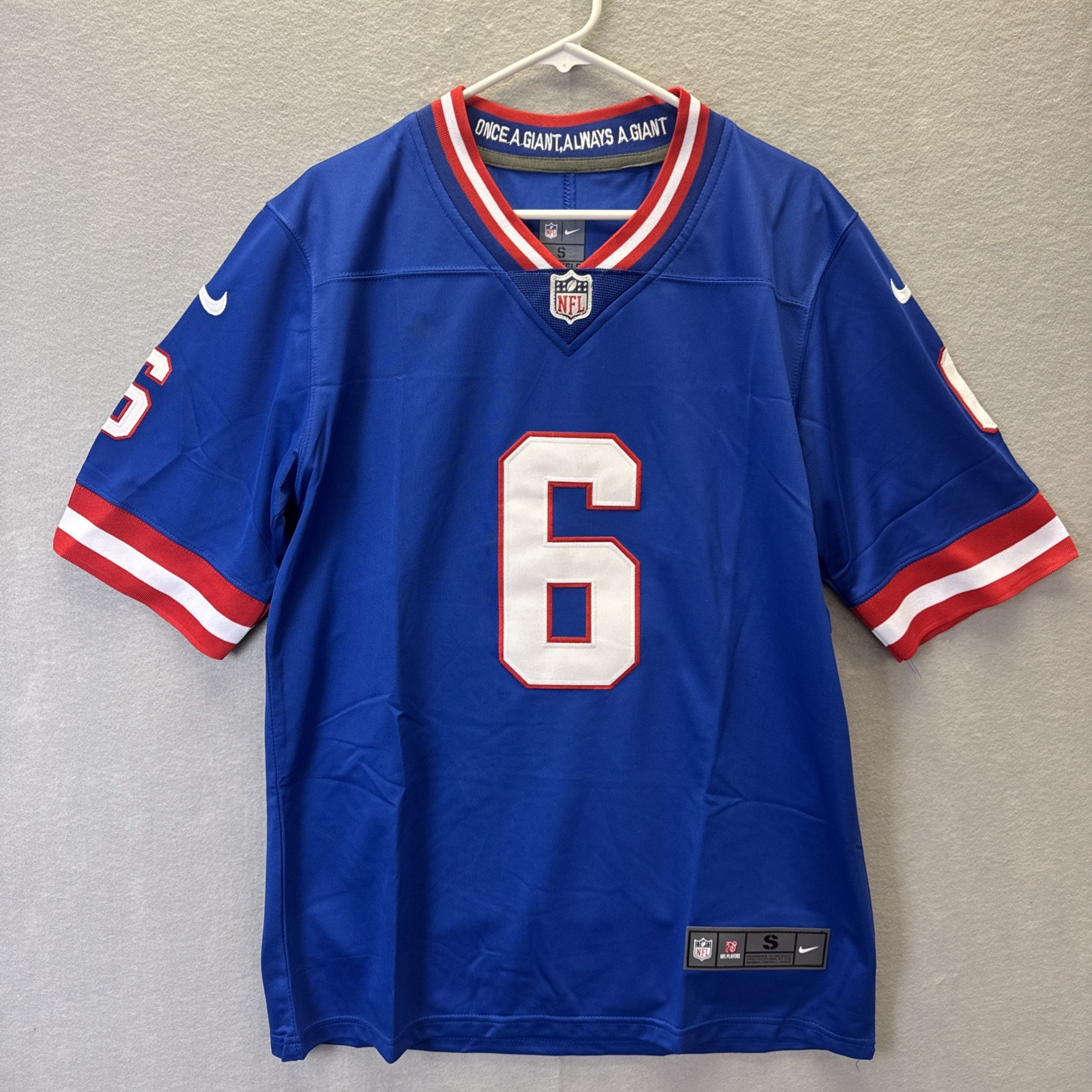 Jaxson Dart Jersey New York Football Giants Jersey #6 Big Blue Pick Size Jaxson Dart Jersey New York Football Giants Jersey #6 Big Blue Pick Size