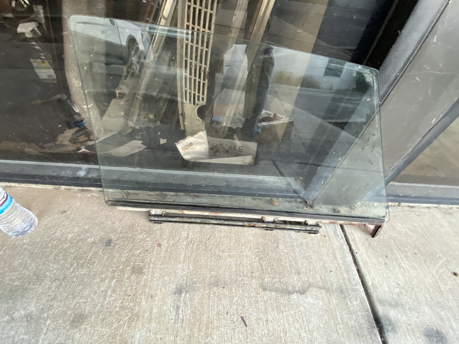 1965-68 Galaxie 4 Door Sedan & Station Wagon Side Glass Passenger Side-Used