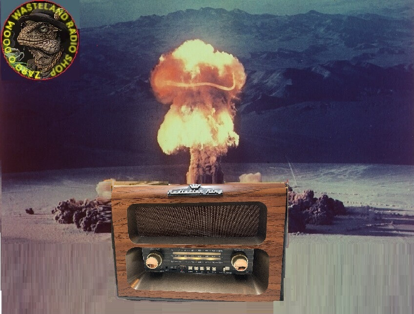 Radiation King original logo Big N Loud real working fan art Fallout radio