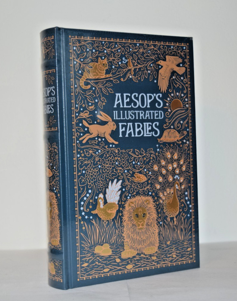 NEW Aesop's Fables Aesop Illustrated Rackham Sealed Leather Bound Collectible
