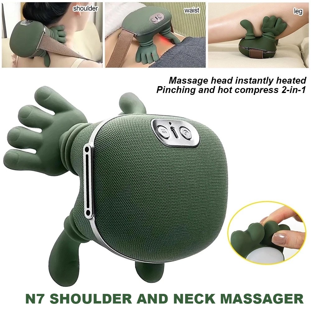 The Handiva Massager with Heat Neck Massagers, Deep Tissue 3D Kneading Shiatsu