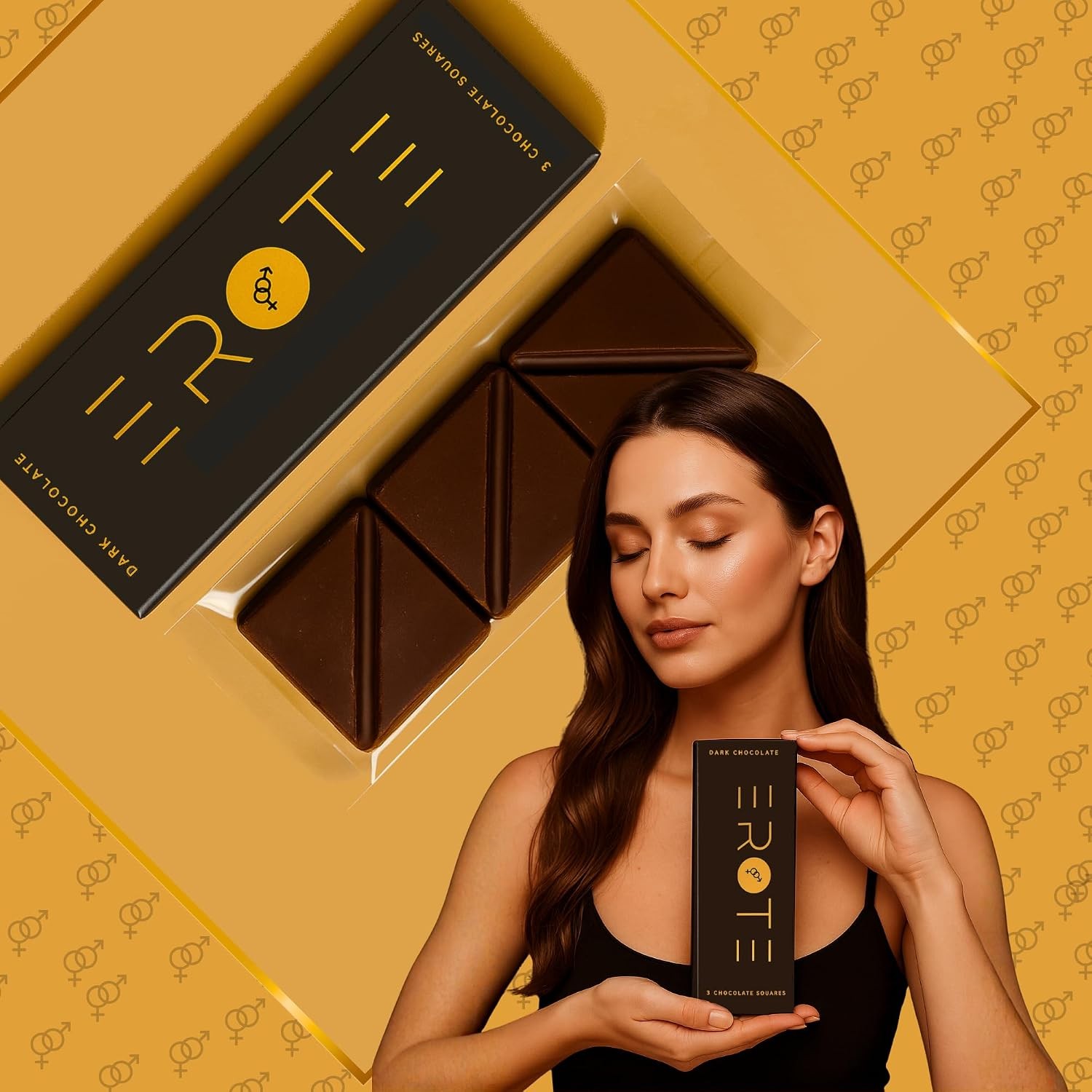 Premium Chocolate Sexual Tabs Better Sex Perform For Men & Women 3pes