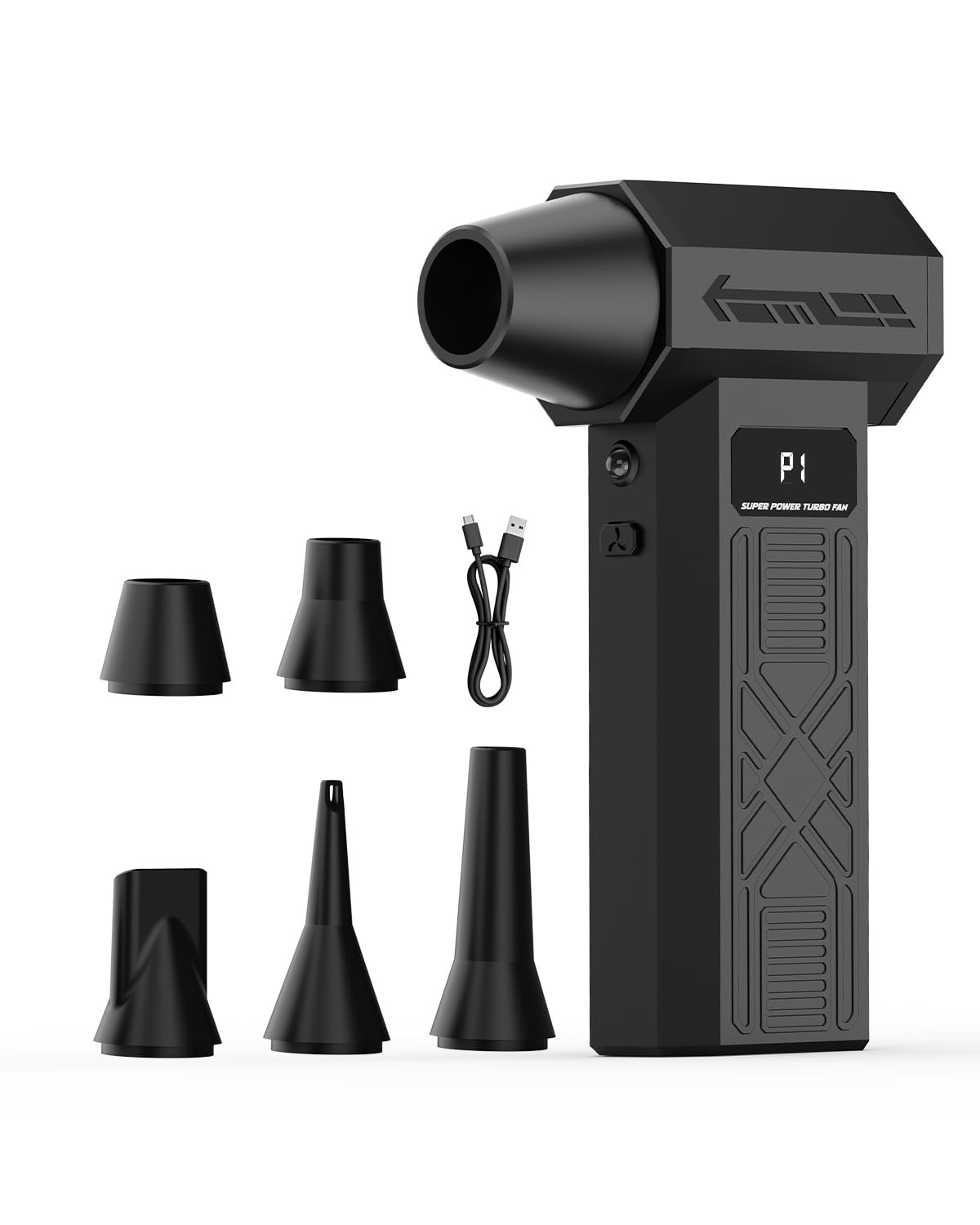 MiaEpic Compressed Air Duster,280000 RPM Mini Handheld Blower with 4 Gear