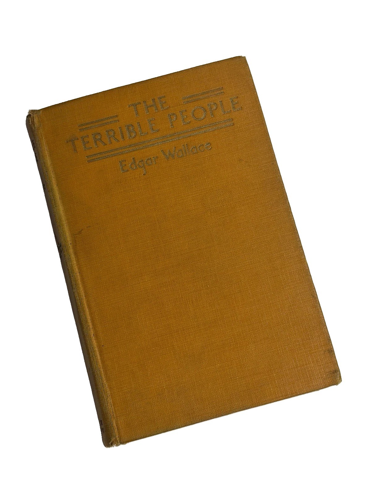 Antique The Terrible People Edgar Wallace A L Burt 1926 Library Academia Decor