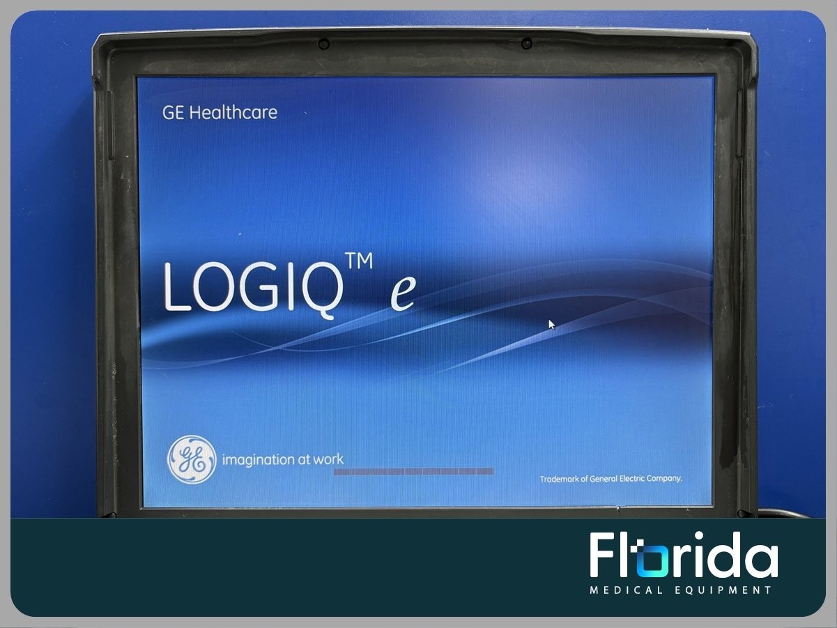 2015 GE LOGIQ E ULTRASOUND SYSTEM PORTABLE SOFTWARE VERSION R9.0.2 W PROBE 6S-RS