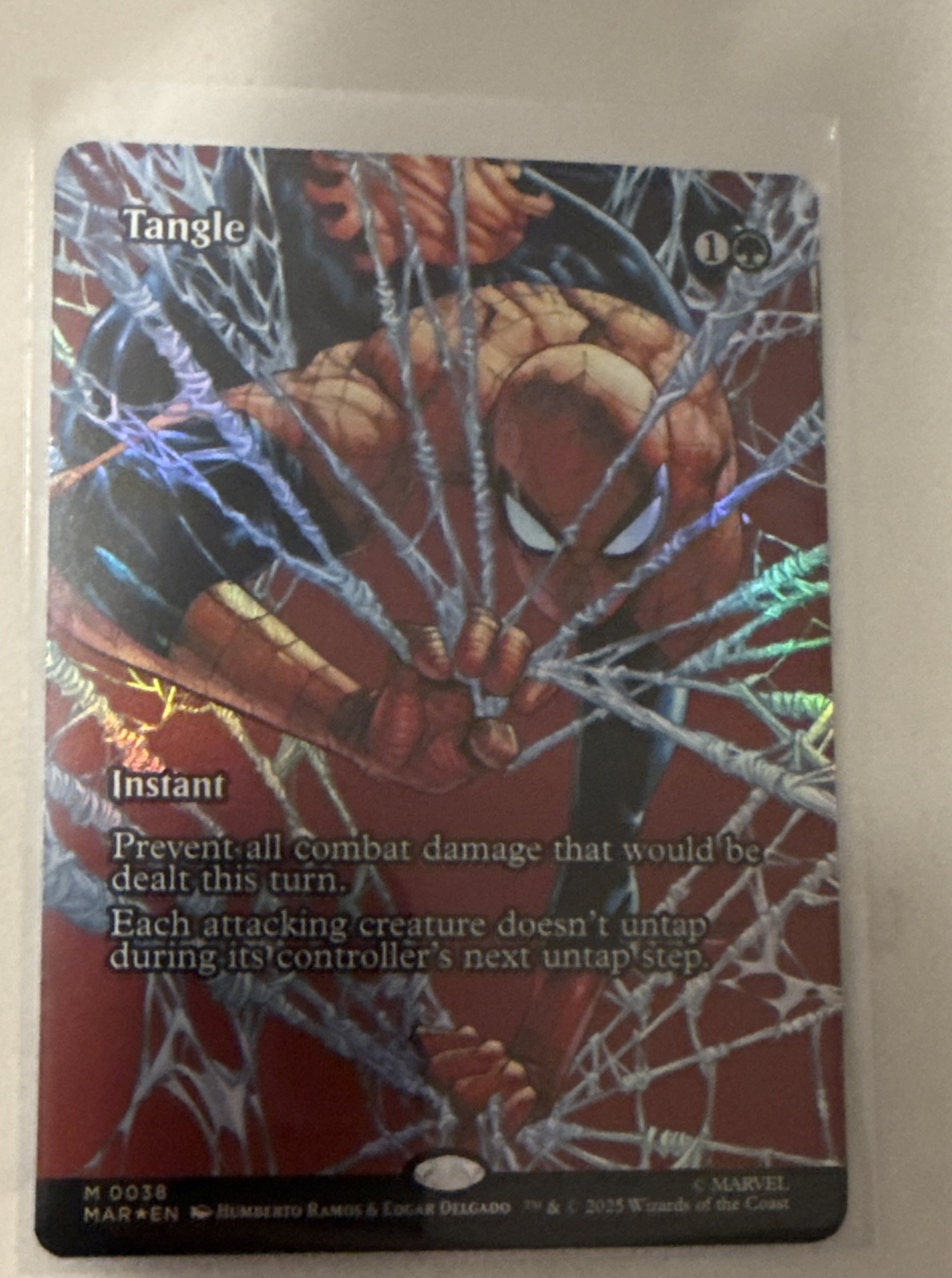 Tangle (Borderless) Marvel Universe Eternal-Legal Foil 38 Tangle (Borderless) Marvel Universe Eternal-Legal Foil 38