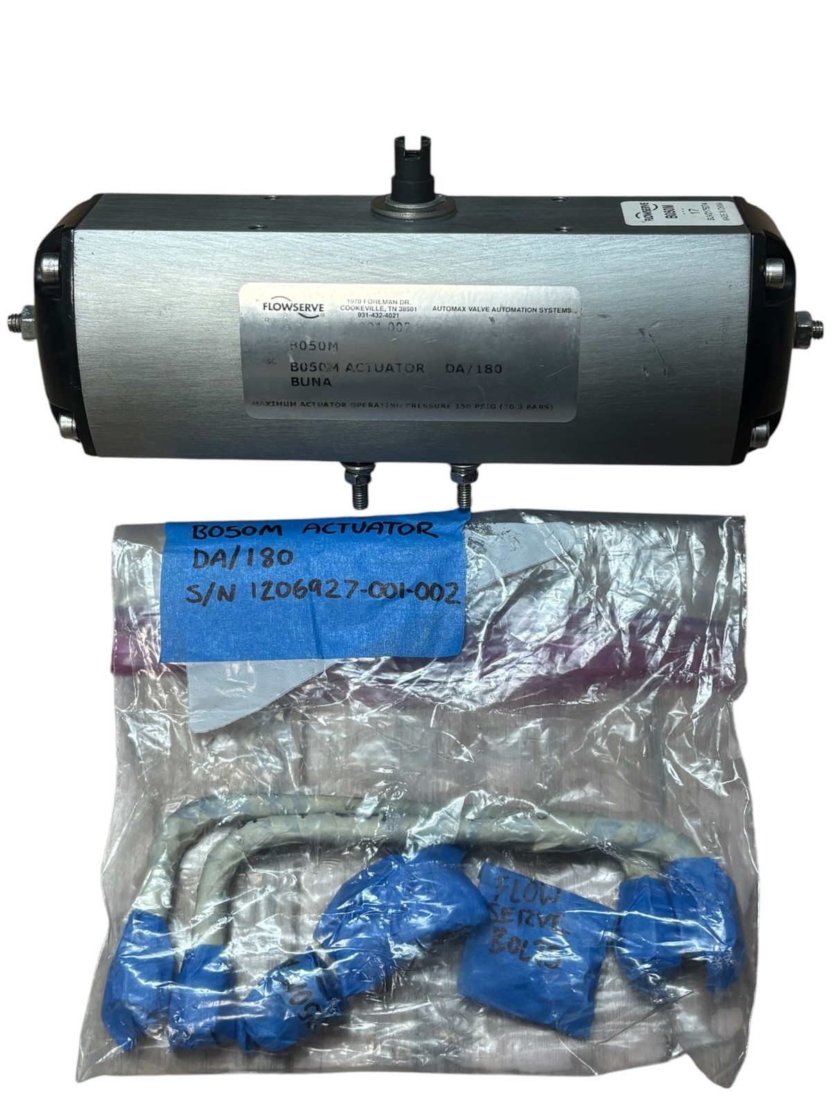 Flowserve Automax B050M Pneumatic Actuator DA/180 Double Acting 180 Deg