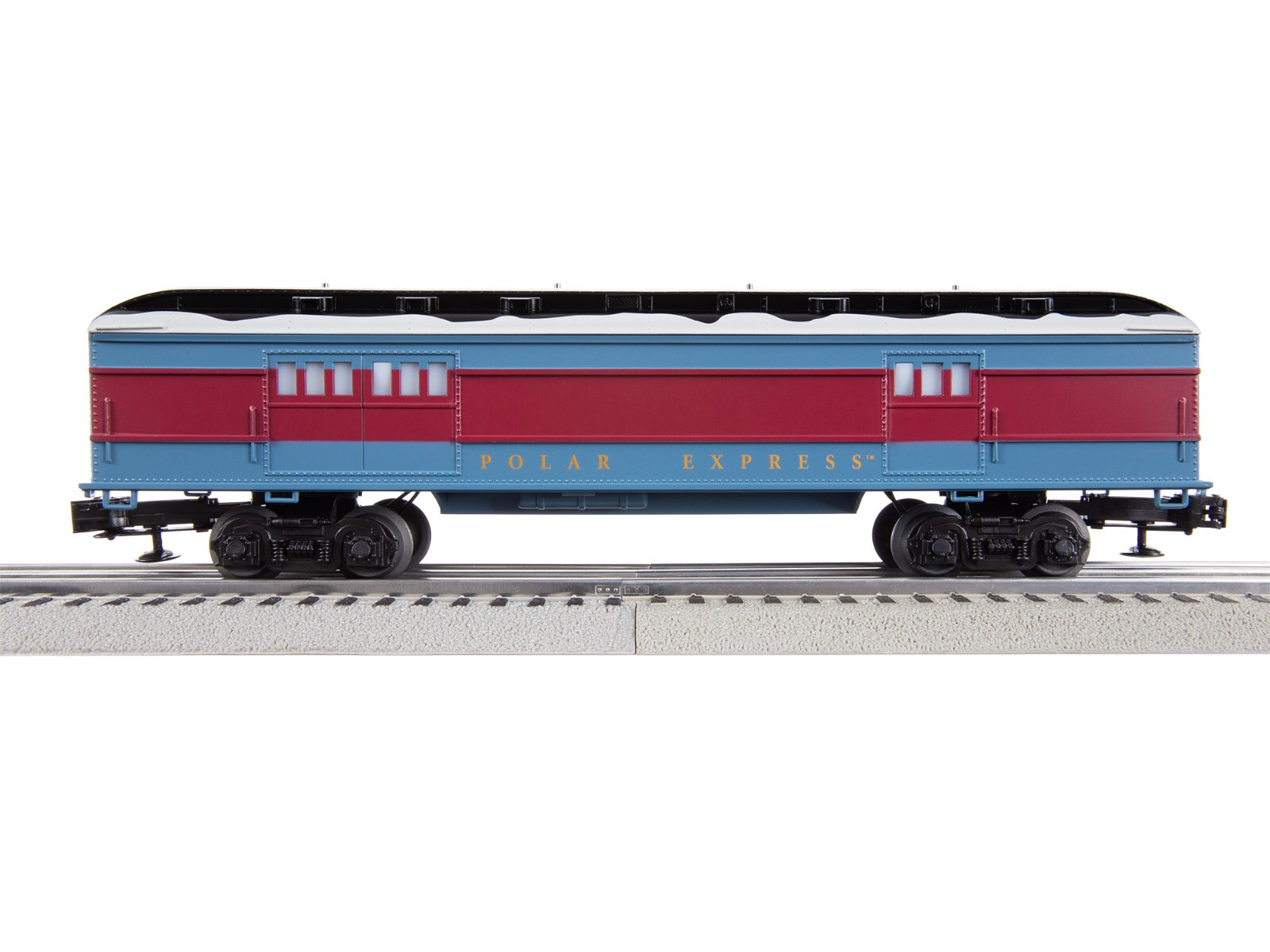 LIONEL  6-84805 THE POLAR EXPRESS BAGGAGE CAR W/SNOW COVERED ROOF