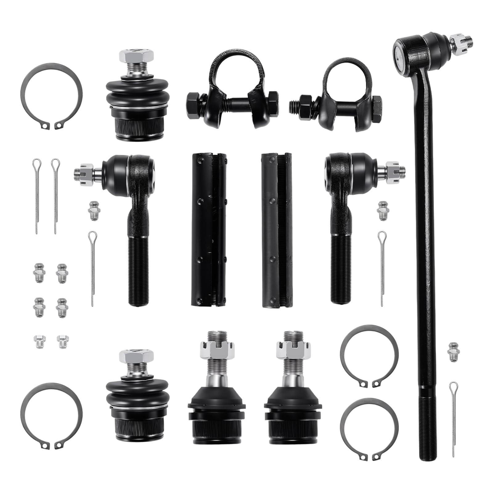 9PC Front Steering Tie Rod Ends Ball Joints Kit For 1983-1987 Ford F-250 6.9L