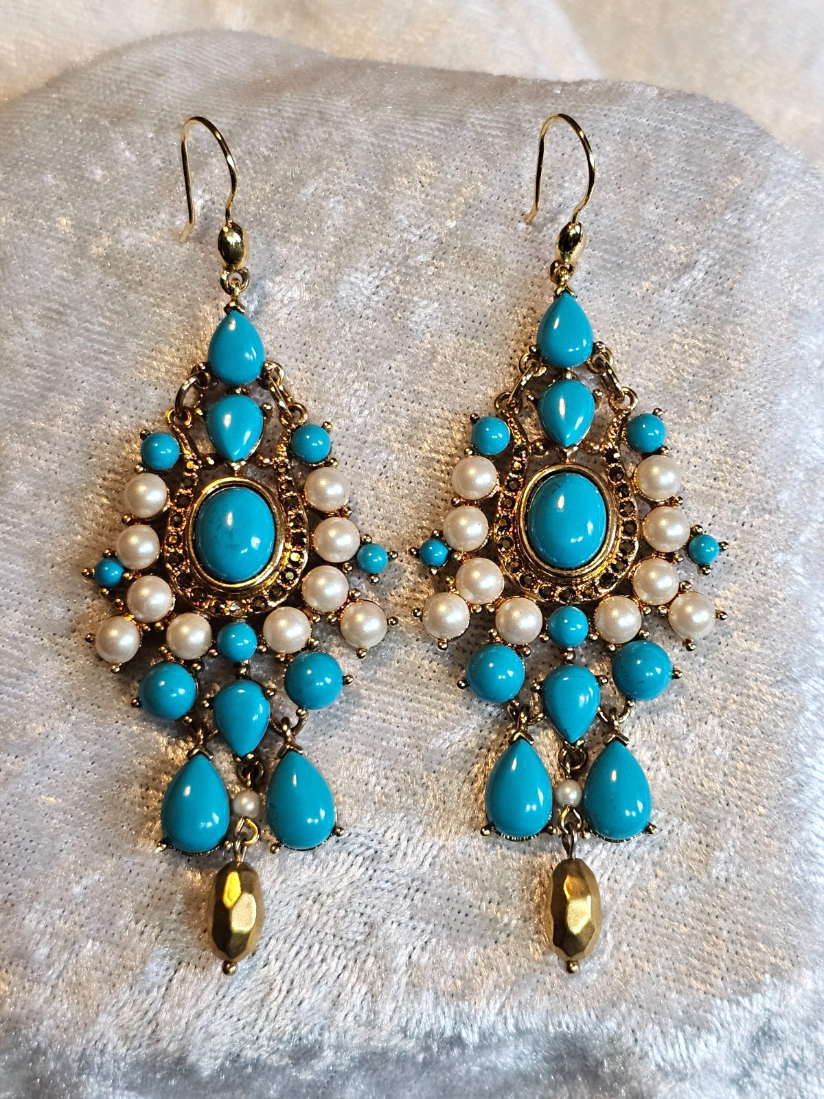 CAROLEE LUX Faux Pearl Turquoise 3\ CAROLEE LUX Faux Pearl Turquoise 3\
