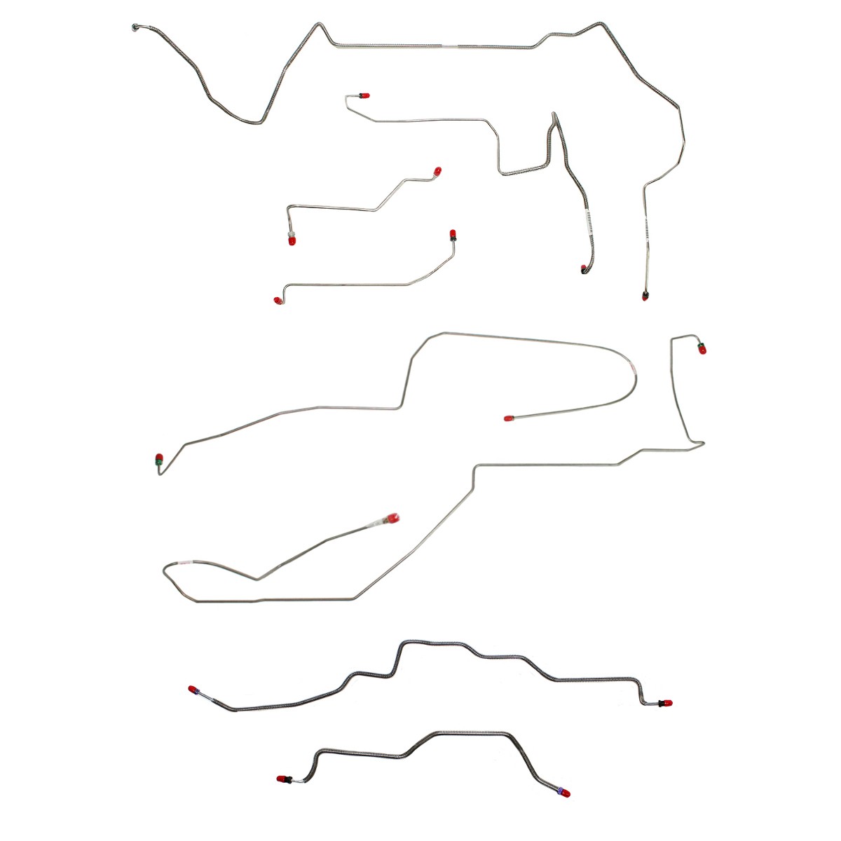 Fits 1998-2002 Chevrolet Camaro Complete Brake Line Kit Stainless-CBK0188SS