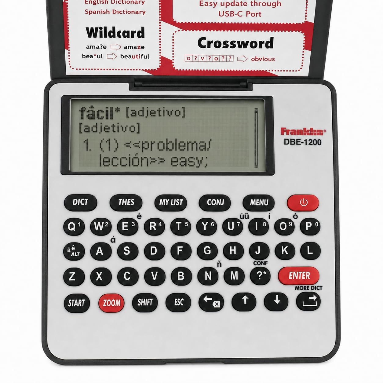 Franklin DBE-1200 English-Spanish Bilingual Electronic Dictionary & Translator