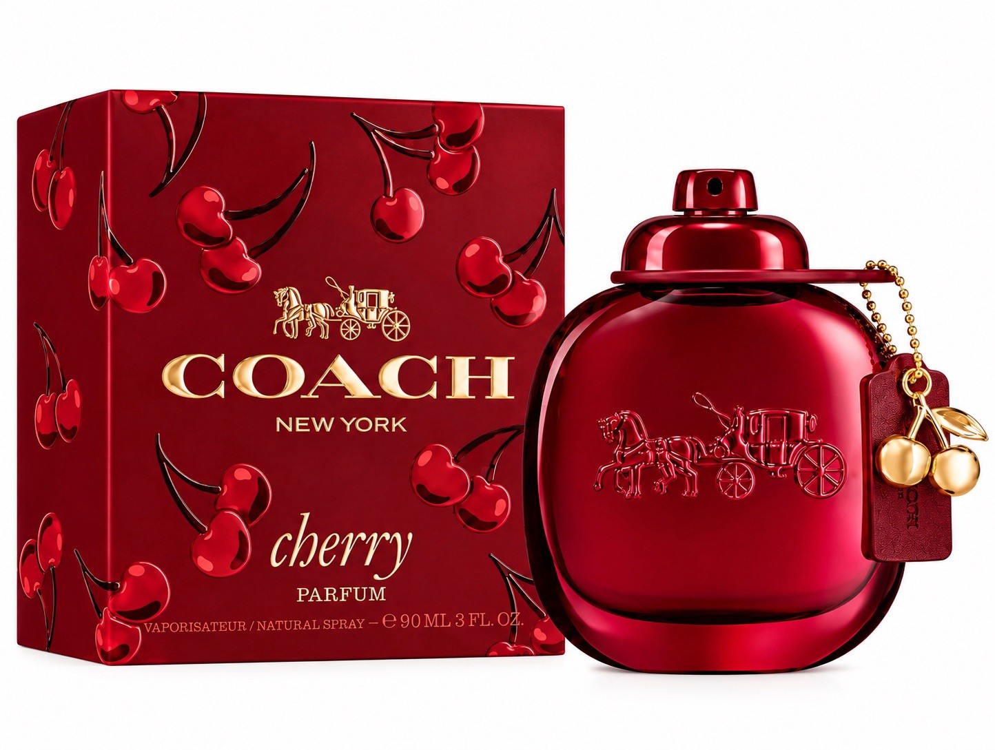 Coach Cherry Parfum 3.0 oz / 90 mL Women’s Fragrance New In Box Sealed