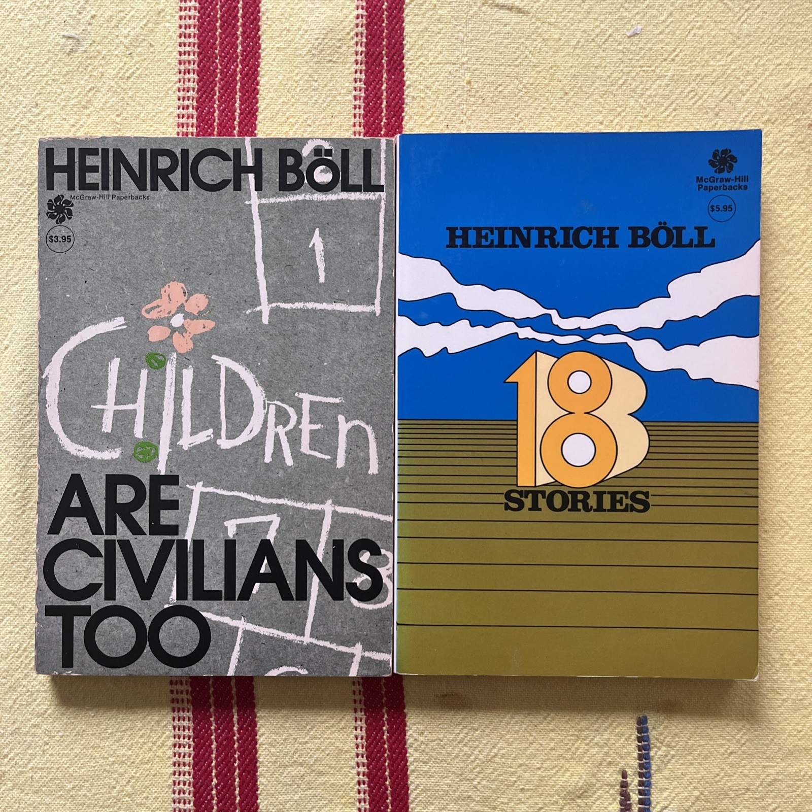 Lot Of 2 Heinrich Böll Novels: 18 Stories & Children Are Civilians Too Lot Of 2 Heinrich Böll Novels: 18 Stories & Children Are Civilians Too