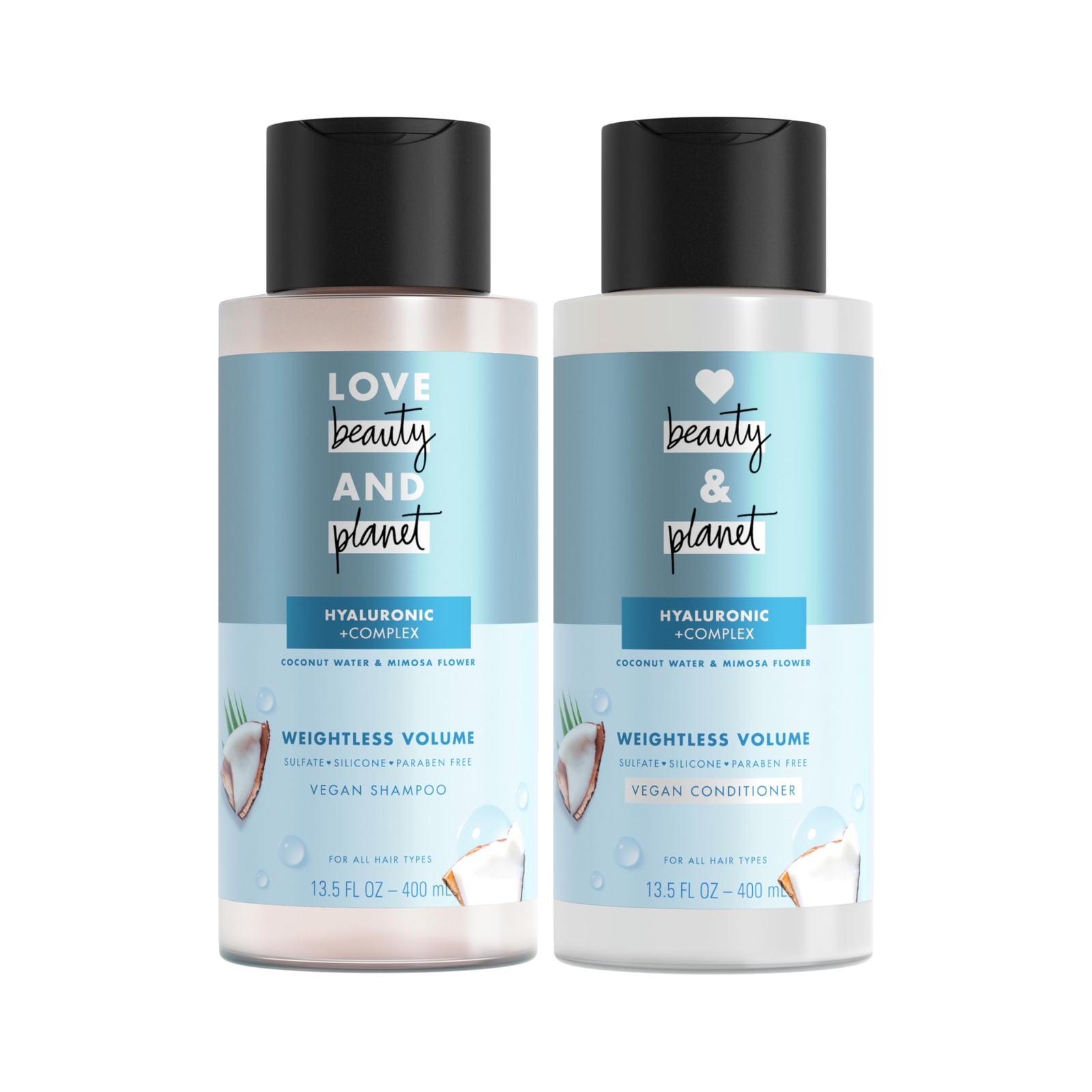 Love Beauty and Planet Coconut Water Mimosa Flower Shampoo Conditioner Duo 2 ... Love Beauty and Planet Coconut Water Mimosa Flower Shampoo Conditioner Duo 2 ...