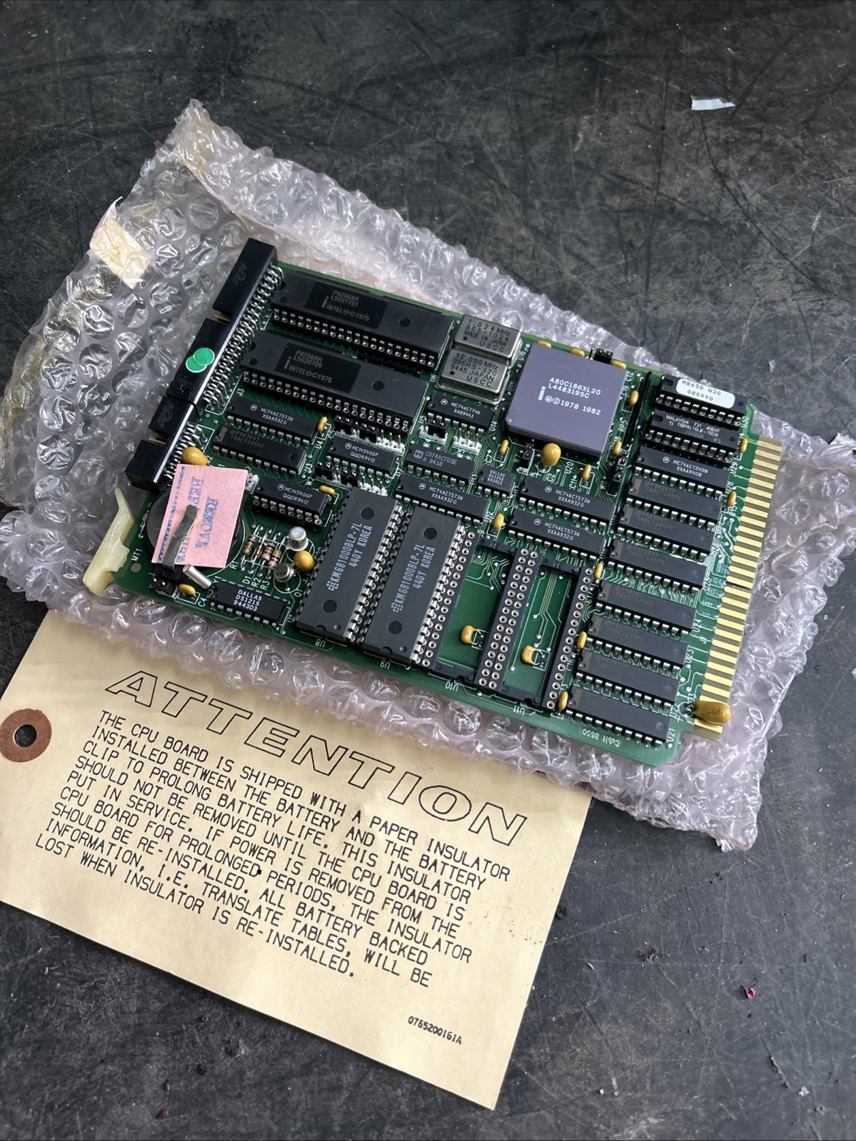 XYZ ELECTRONICS CPU BOARD F0025-00119A FAST SHIPPING
