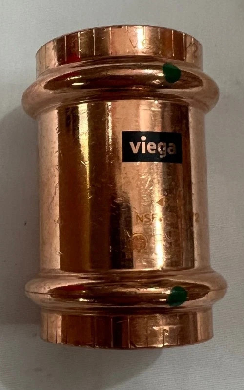 Lot of (2) Viega ProPress Copper 1-1/2 Lot of (2) Viega ProPress Copper 1-1/2