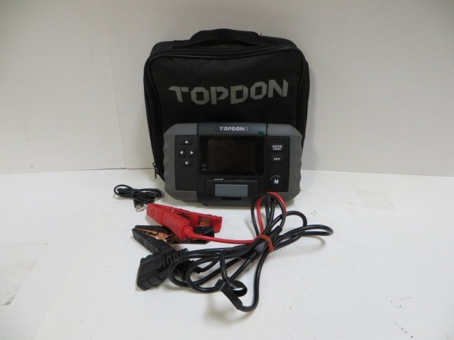 TOPDON BT600 12V/24V Heavy Truck Battery Charge System Tester w/ Thermal Printer