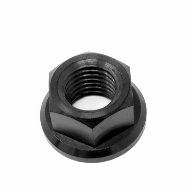 Hex Flange Nut, Black Zinc Plated  M5, M6, M8, M10