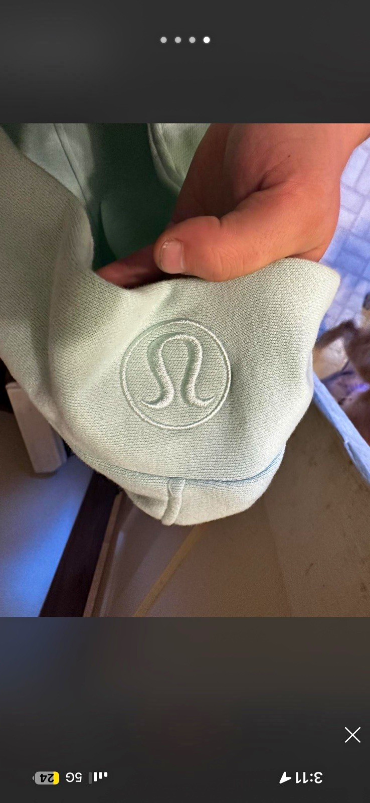 lululemon Scuba Green Half Zip Pullover Hoodie w/ Hood & Pockets Womens XL lululemon Scuba Green Half Zip Pullover Hoodie w/ Hood & Pockets Womens XL