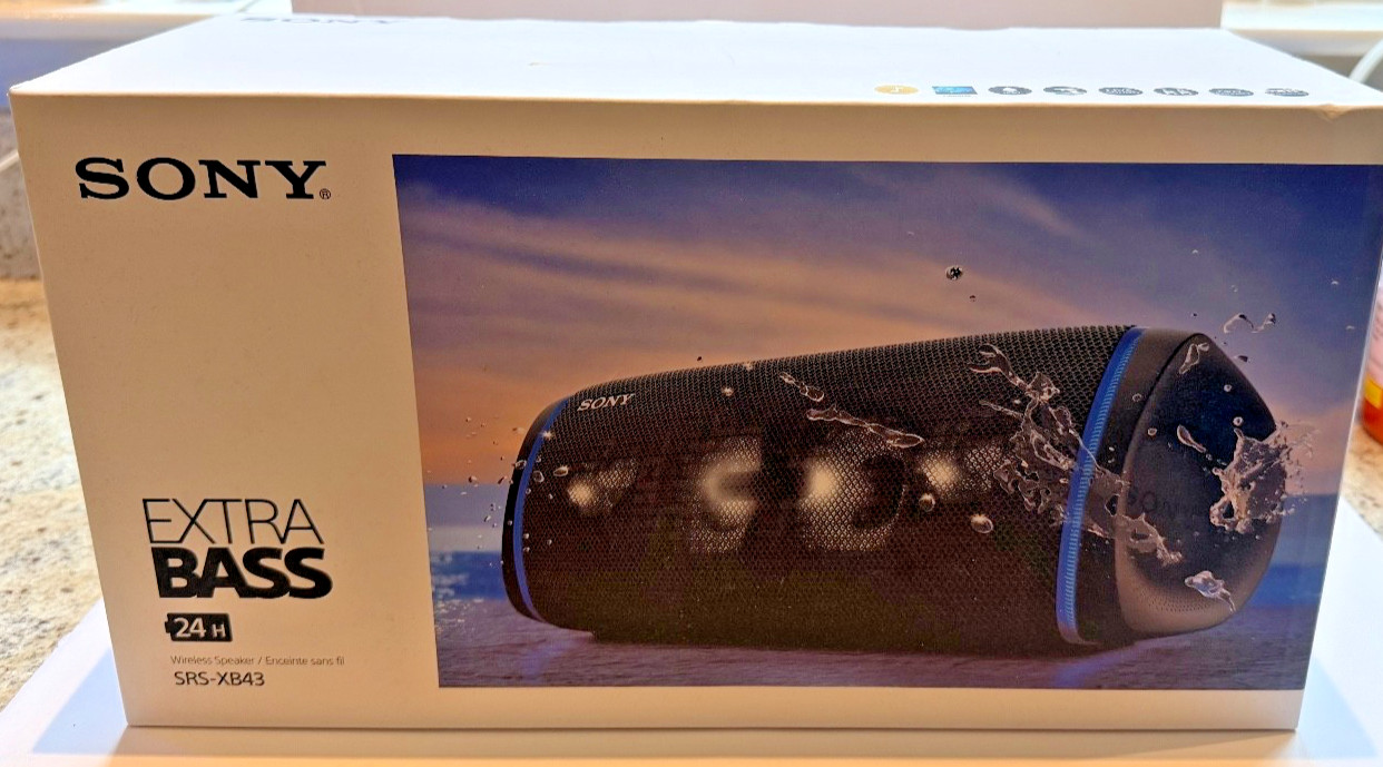 Sony XB33 Portable Bluetooth Speaker - Black (Brand New) Sony XB33 Portable Bluetooth Speaker - Black (Brand New)